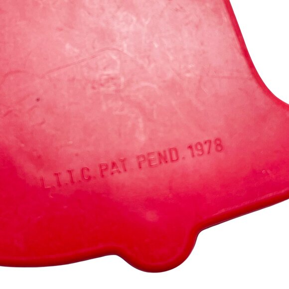 Vintage 1978 L.T.t.C. Red Imprint Bell Shaped Cookie Cutter - Picture 3 of 6